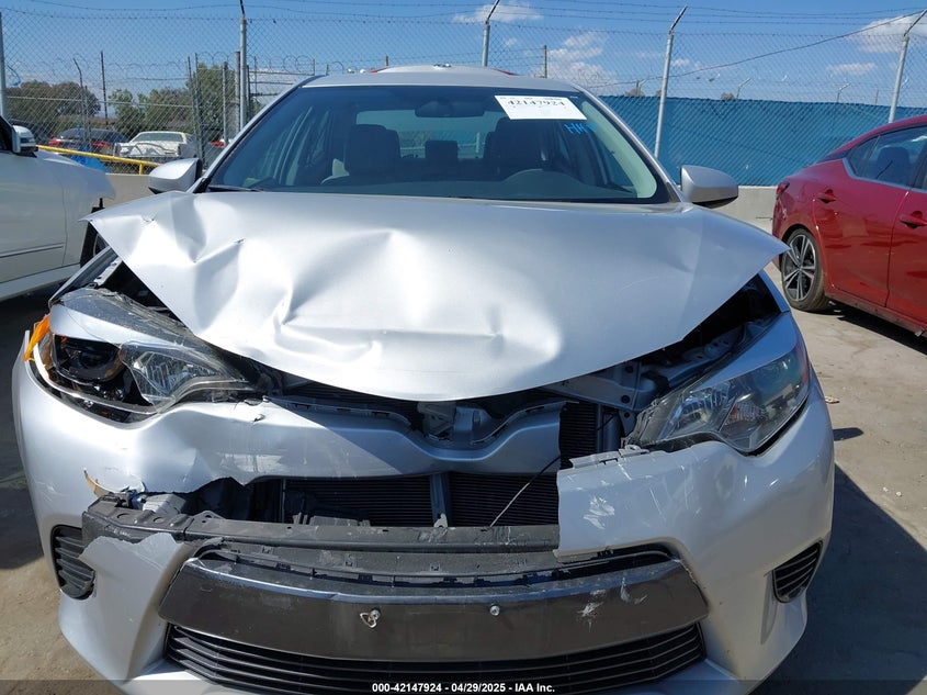 2015 TOYOTA COROLLA VIN: 2T1BURHE9FC392301