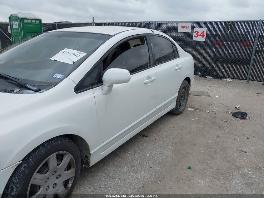 2010 HONDA CIVIC VIN: 2HGFA1F57AH547670
