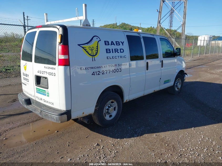 2012 CHEVROLET EXPRESS 2500 VIN: 1GCWGFFBXC1149421