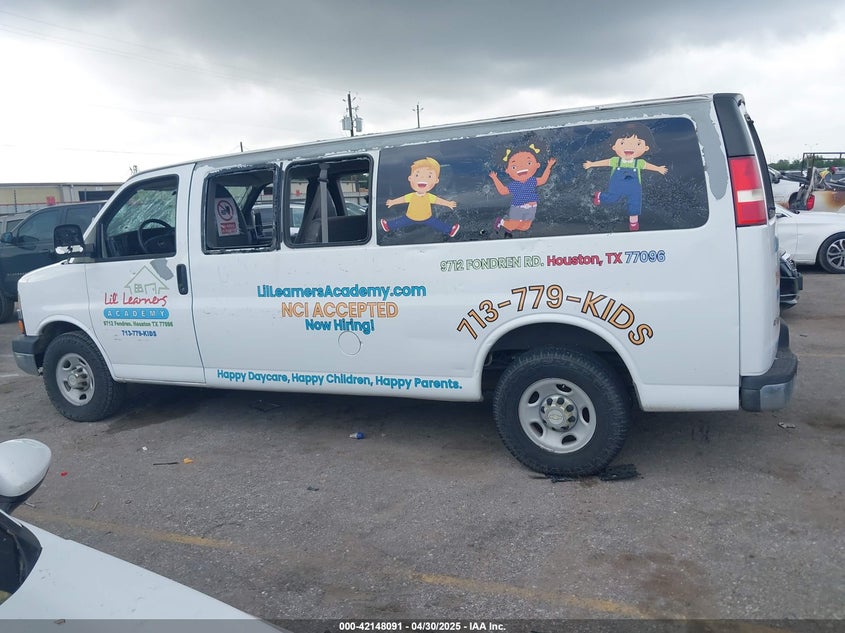 2012 CHEVROLET EXPRESS 3500 VIN: 1GAZG1FG3C1154352
