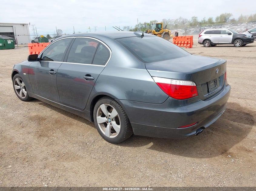 2008 BMW 528Xi silver sedan gasoline WBANV13598CZ51597 photo #4
