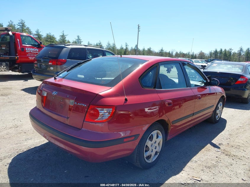 2006 HYUNDAI ELANTRA VIN: KMHDN56D36U196927