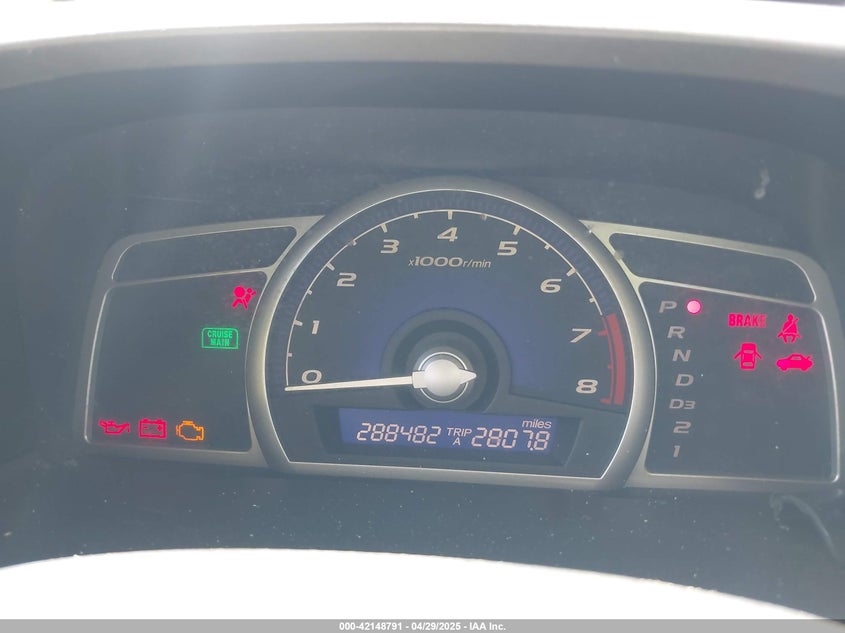 2007 HONDA CIVIC VIN: JHMFA16527S003706