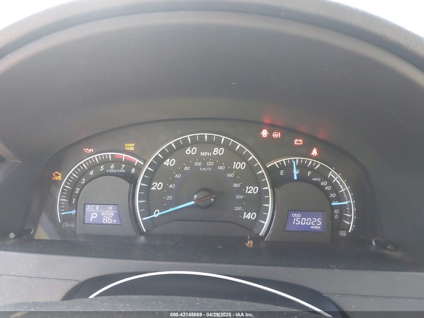2012 TOYOTA CAMRY VIN: 4T4BF1FK6CR272895