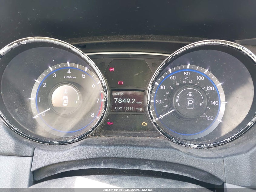2014 HYUNDAI SONATA VIN: 5NPEB4AC0EH918633