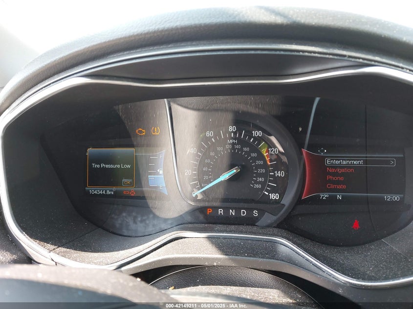 2016 FORD FUSION VIN: 3FA6P0D9XGR264065