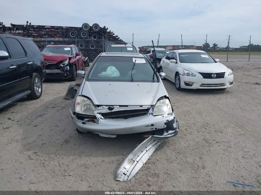 2002 Honda Civic Si VIN: SHHEP33572U309381 Lot: 42149233