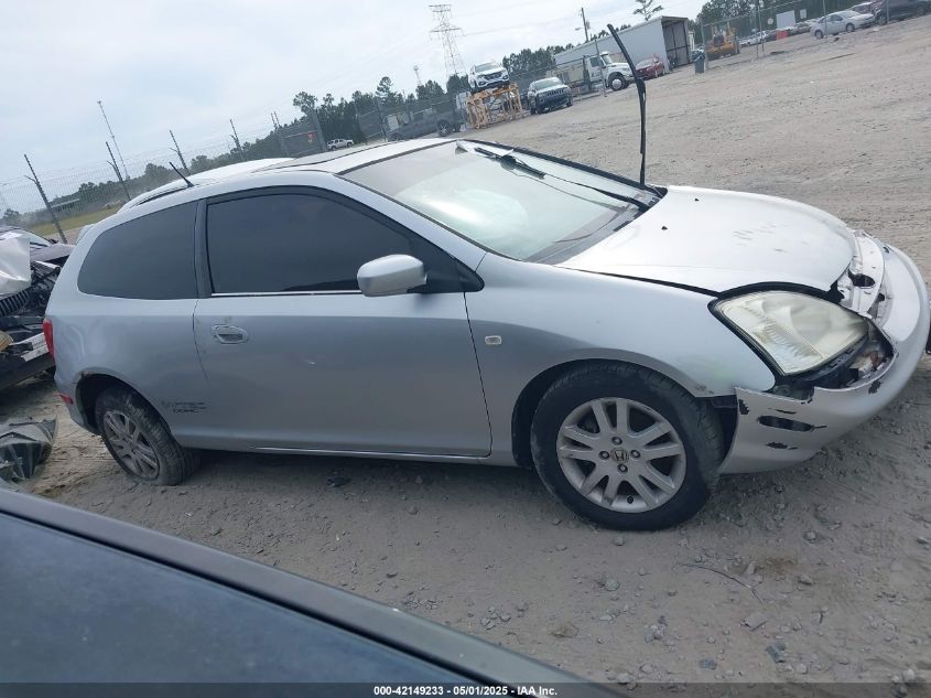 2002 Honda Civic Si VIN: SHHEP33572U309381 Lot: 42149233