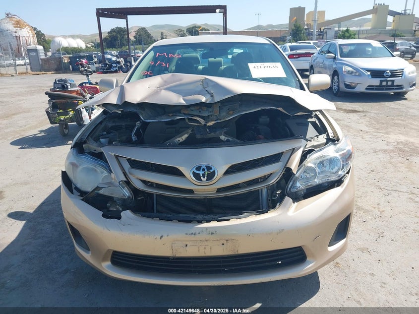 2011 TOYOTA COROLLA VIN: 2T1BU4EE4BC602725