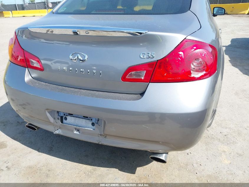 2008 Infiniti G35X VIN: JNKBV61F78M278770 Lot: 42149695