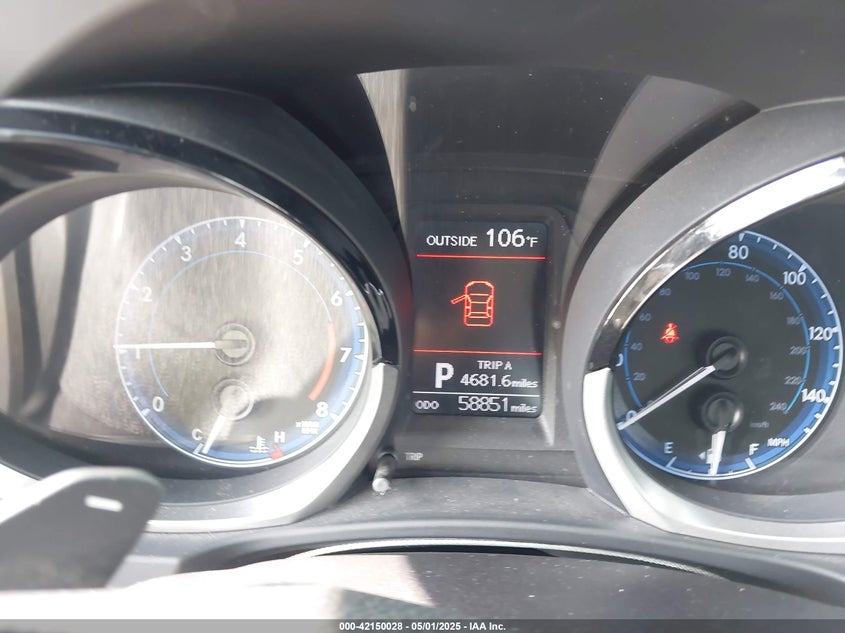 2016 TOYOTA COROLLA VIN: 5YFBURHE2GP542170