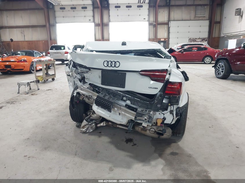 2021 Audi A4 2.0 Premium Plus 45 Tfsi S Line Quattro S Tronic White Lot 111042150388 Vin WAUEAAF41MA074690