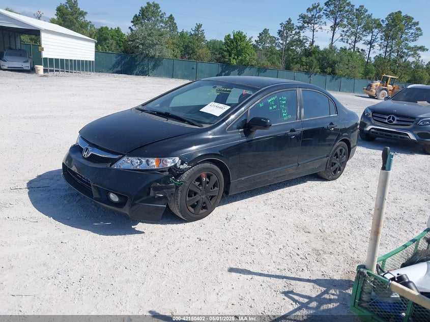 2009 HONDA CIVIC VIN: 2HGFA16589H305692