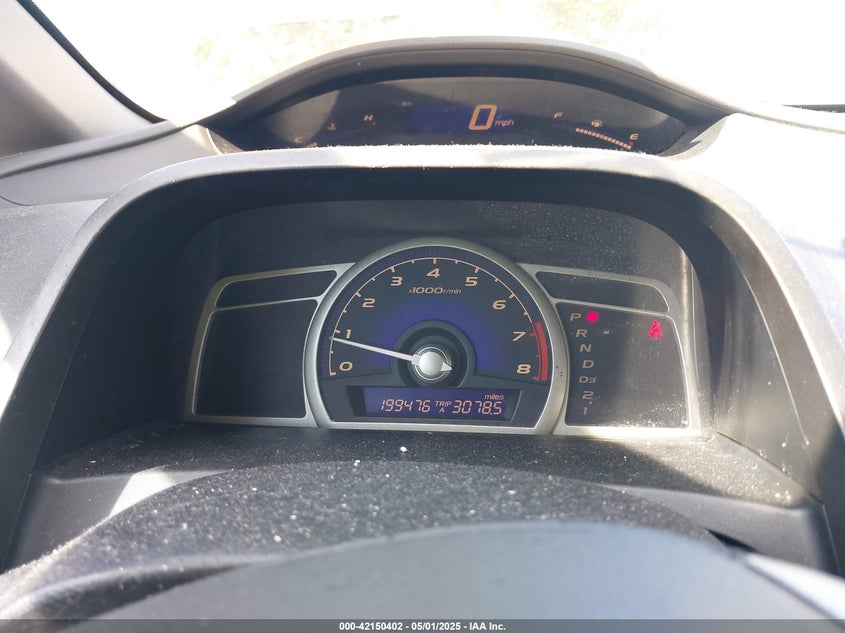 2009 HONDA CIVIC VIN: 2HGFA16589H305692