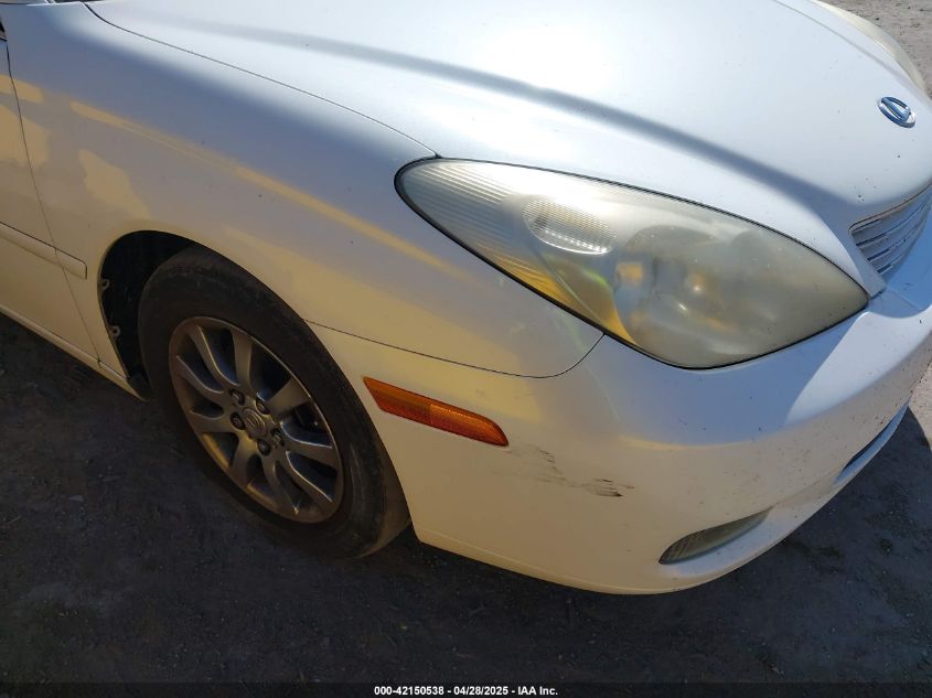 2004 Lexus Es 330 VIN: JTHBA30G645028767 Lot: 42150538