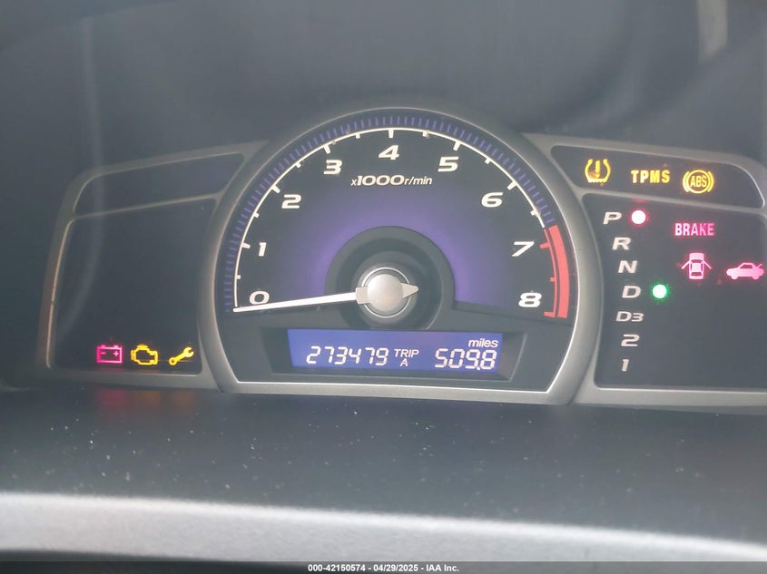 2009 HONDA CIVIC VIN: 19XFA16559E016392