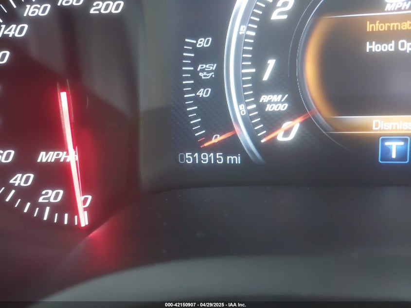 2014 Chevrolet Corvette Stingray Z51 VIN: 1G1YK2D79E5114923 Lot: 42150907