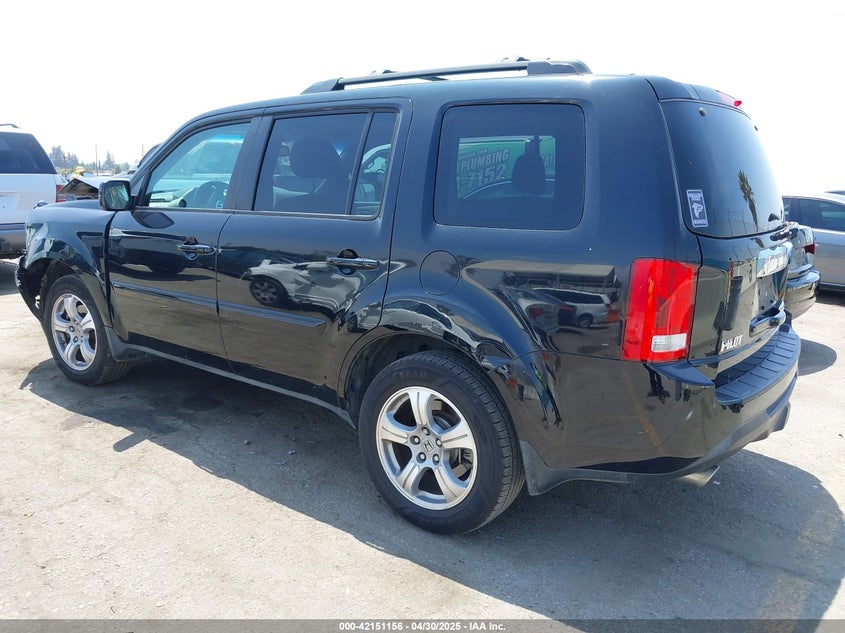 2015 HONDA PILOT VIN: 5FNYF3H5XFB014436