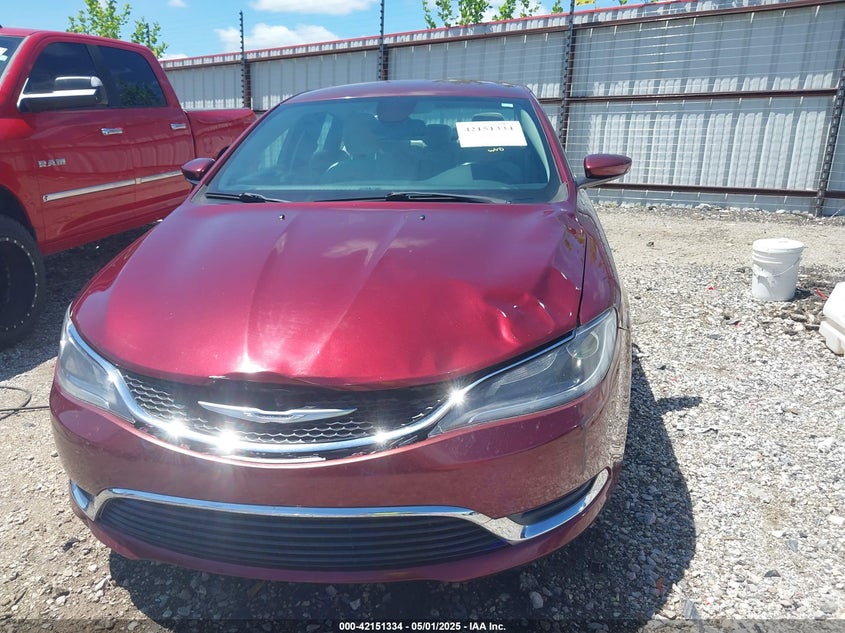 2016 CHRYSLER 200 LIMITED - 1C3CCCAB0GN143716