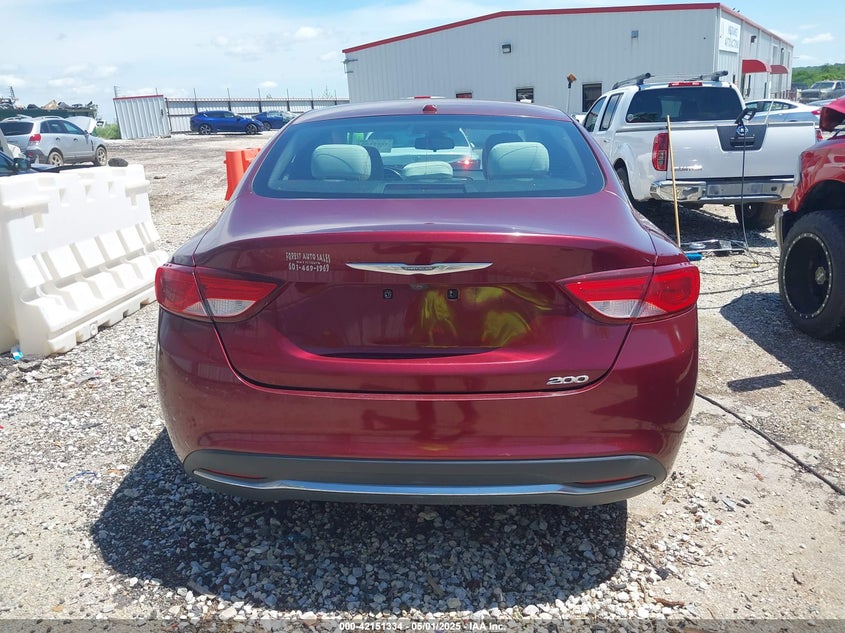 2016 CHRYSLER 200 LIMITED - 1C3CCCAB0GN143716