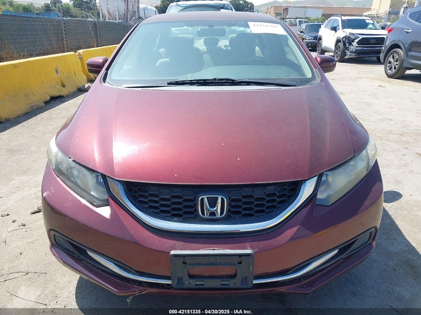 2014 HONDA CIVIC VIN: 19XFB2F58EE261765