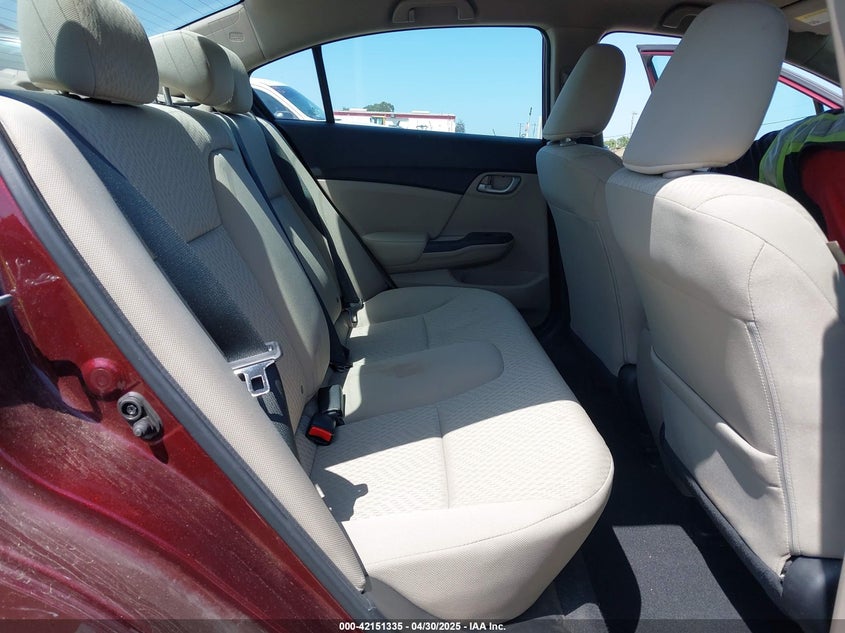 2014 HONDA CIVIC VIN: 19XFB2F58EE261765