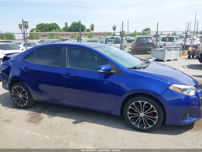 2016 TOYOTA COROLLA VIN: 2T1BURHE9GC743628