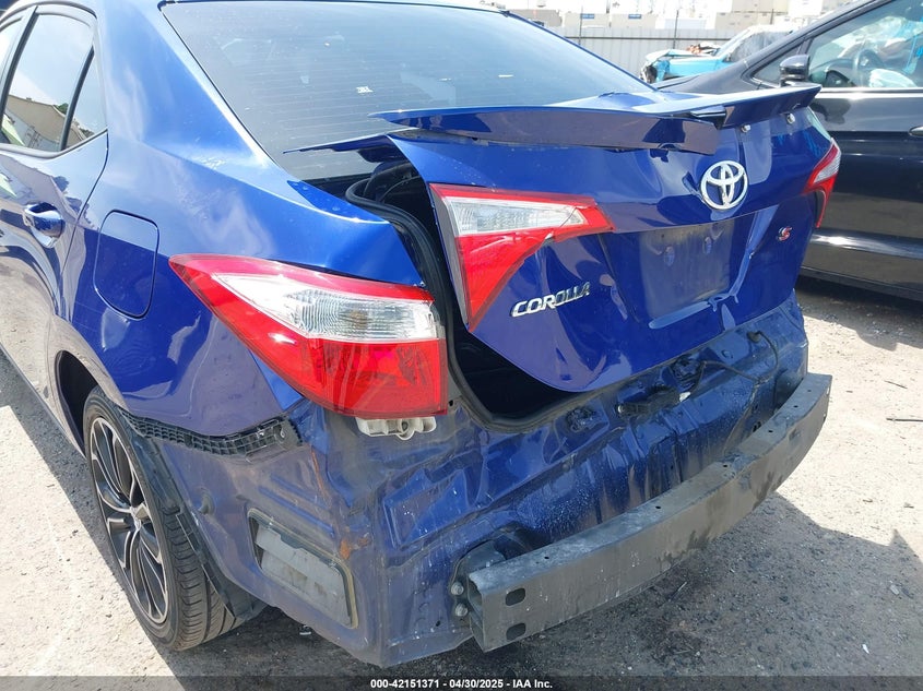 2016 TOYOTA COROLLA VIN: 2T1BURHE9GC743628