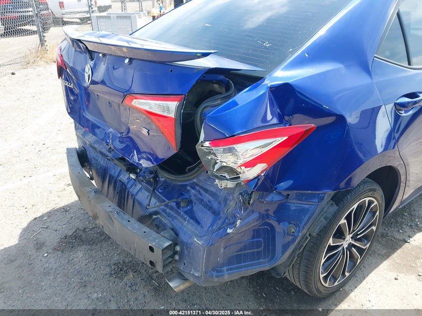 2016 TOYOTA COROLLA VIN: 2T1BURHE9GC743628