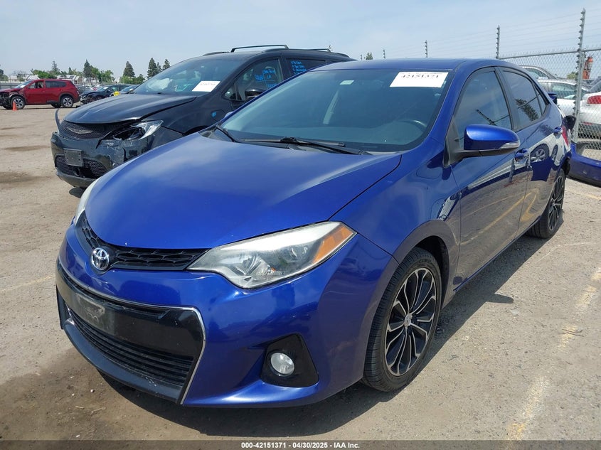 2016 TOYOTA COROLLA VIN: 2T1BURHE9GC743628