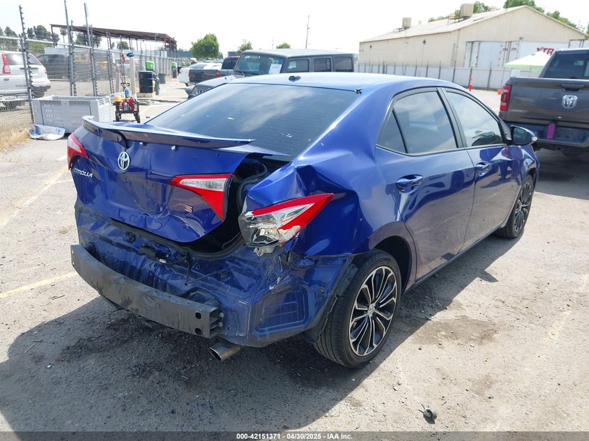 2016 TOYOTA COROLLA VIN: 2T1BURHE9GC743628