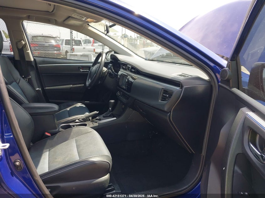 2016 TOYOTA COROLLA VIN: 2T1BURHE9GC743628