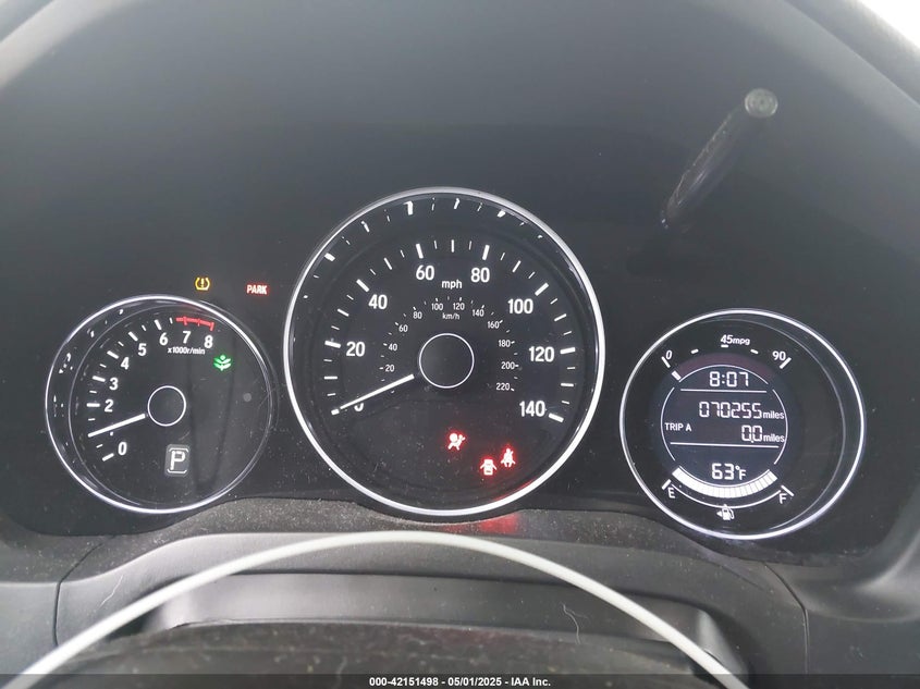 2019 HONDA HR-V LX - 3CZRU5H36KG709208