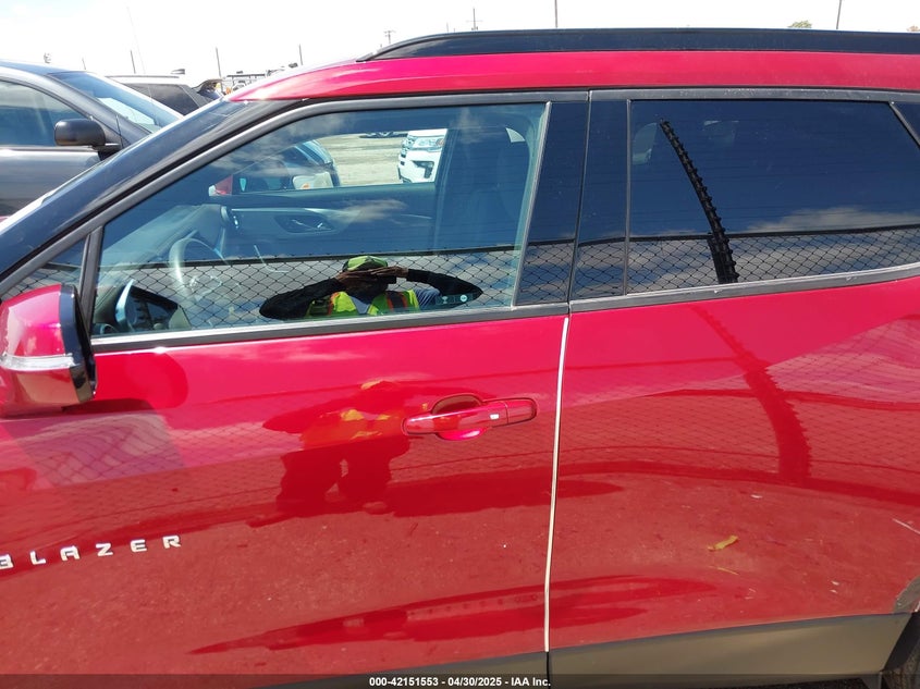2021 CHEVROLET BLAZER VIN: 3GNKBCRS9MS541403