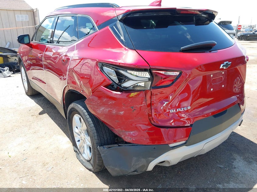 2021 CHEVROLET BLAZER VIN: 3GNKBCRS9MS541403