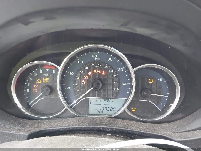 2014 TOYOTA COROLLA VIN: 5YFBURHE2EP134443