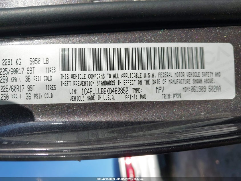 2019 JEEP CHEROKEE LATITUDE PLUS FWD - 1C4PJLLB6KD482852