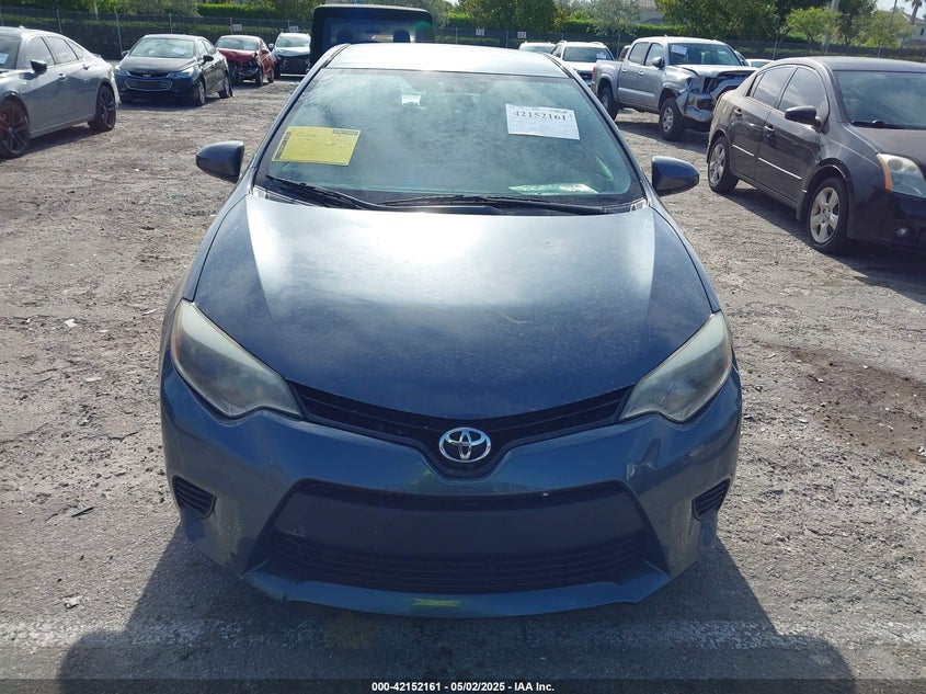 2014 TOYOTA COROLLA VIN: 2T1BURHE0EC156411