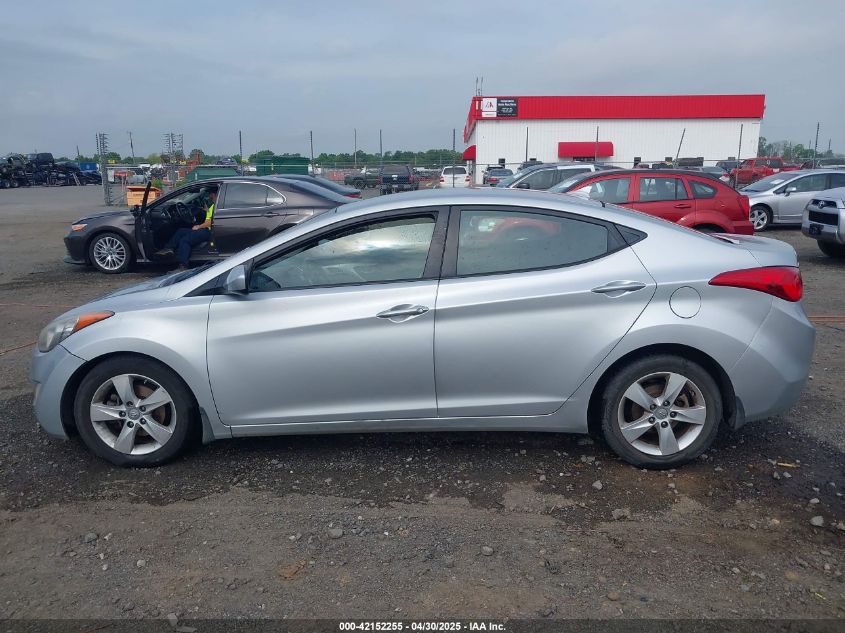 2013 Hyundai Elantra Gls VIN: 5NPDH4AE9DH286208 Lot: 42152255