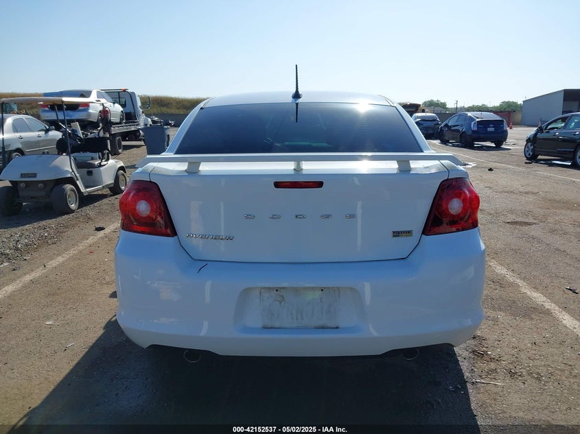 2012 DODGE AVENGER VIN: 1C3CDZEG3CN264692