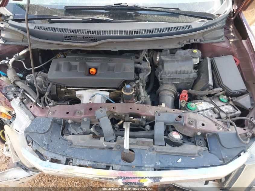 2012 Honda Civic Ex VIN: 19XFB2F83CE322429 Lot: 42152571