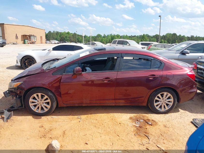 2012 Honda Civic Ex VIN: 19XFB2F83CE322429 Lot: 42152571