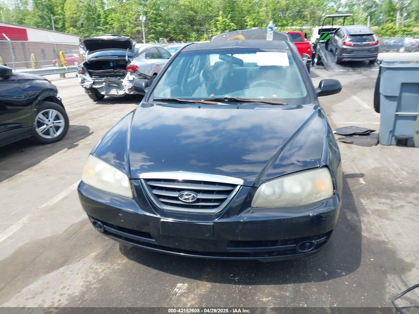 2006 HYUNDAI ELANTRA VIN: KMHDN46D26U297046