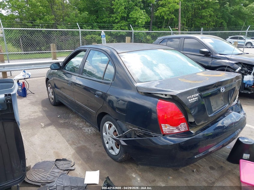 2006 HYUNDAI ELANTRA VIN: KMHDN46D26U297046