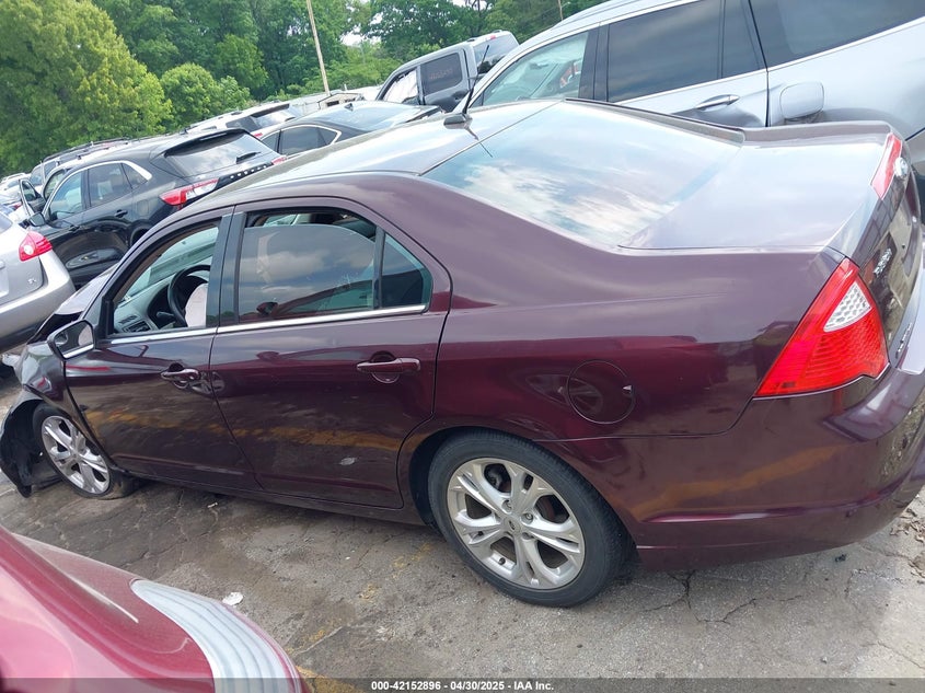 2012 FORD FUSION VIN: 3FAHP0HA5CR316970