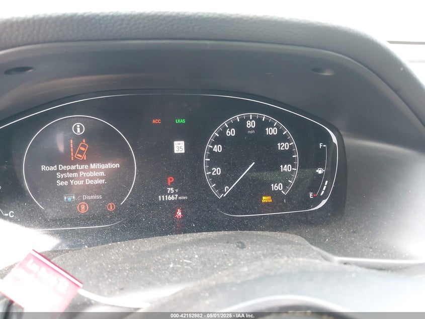 2019 HONDA ACCORD VIN: 1HGCV1F14KA163298