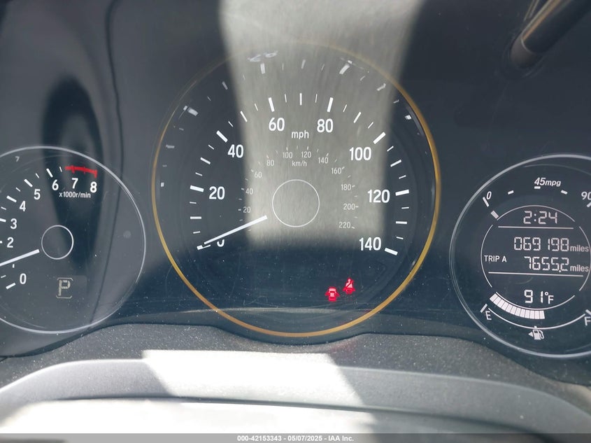 VIN 3CZRU6H77JM709663 2018 HONDA HR-V EX-L