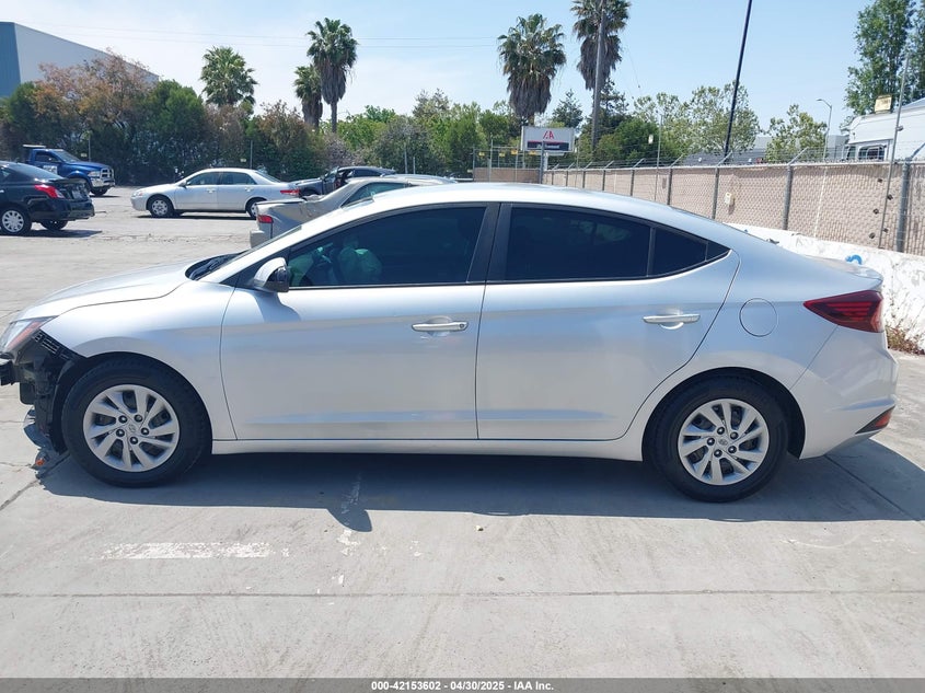 2019 HYUNDAI ELANTRA VIN: KMHD74LF0KU790413