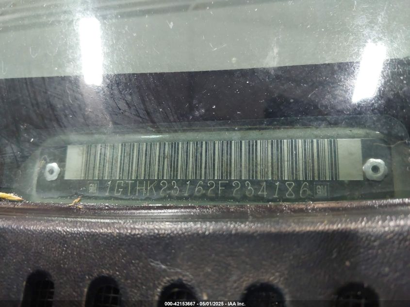 2002 GMC Sierra 2500Hd Sle VIN: 1GTHK23162F234186 Lot: 42153667