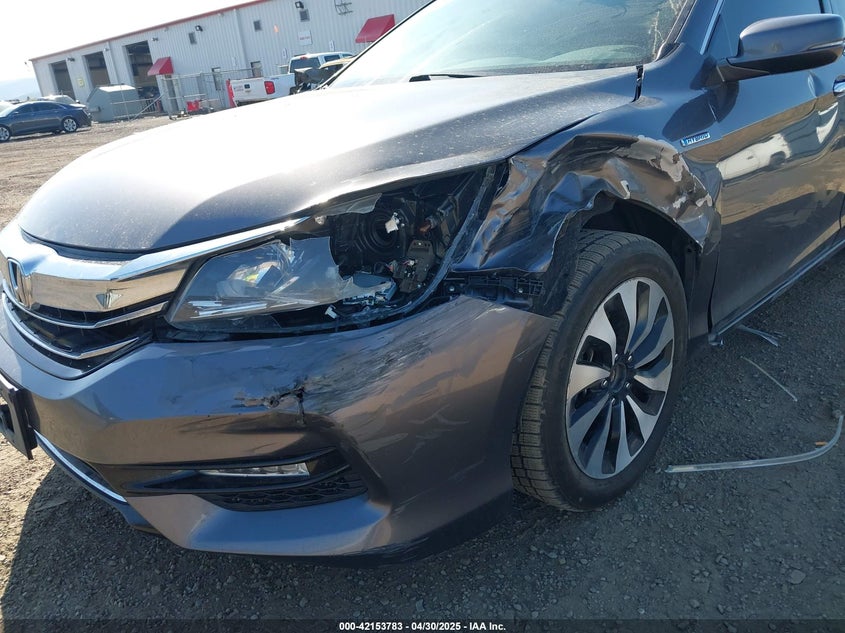 2017 HONDA ACCORD HYBRID VIN: JHMCR6F56HC031495